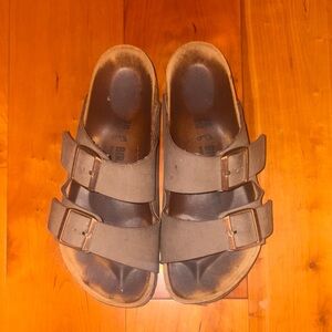 Birkenstock Brown Sandals Adjustable Two-Strap Comfort